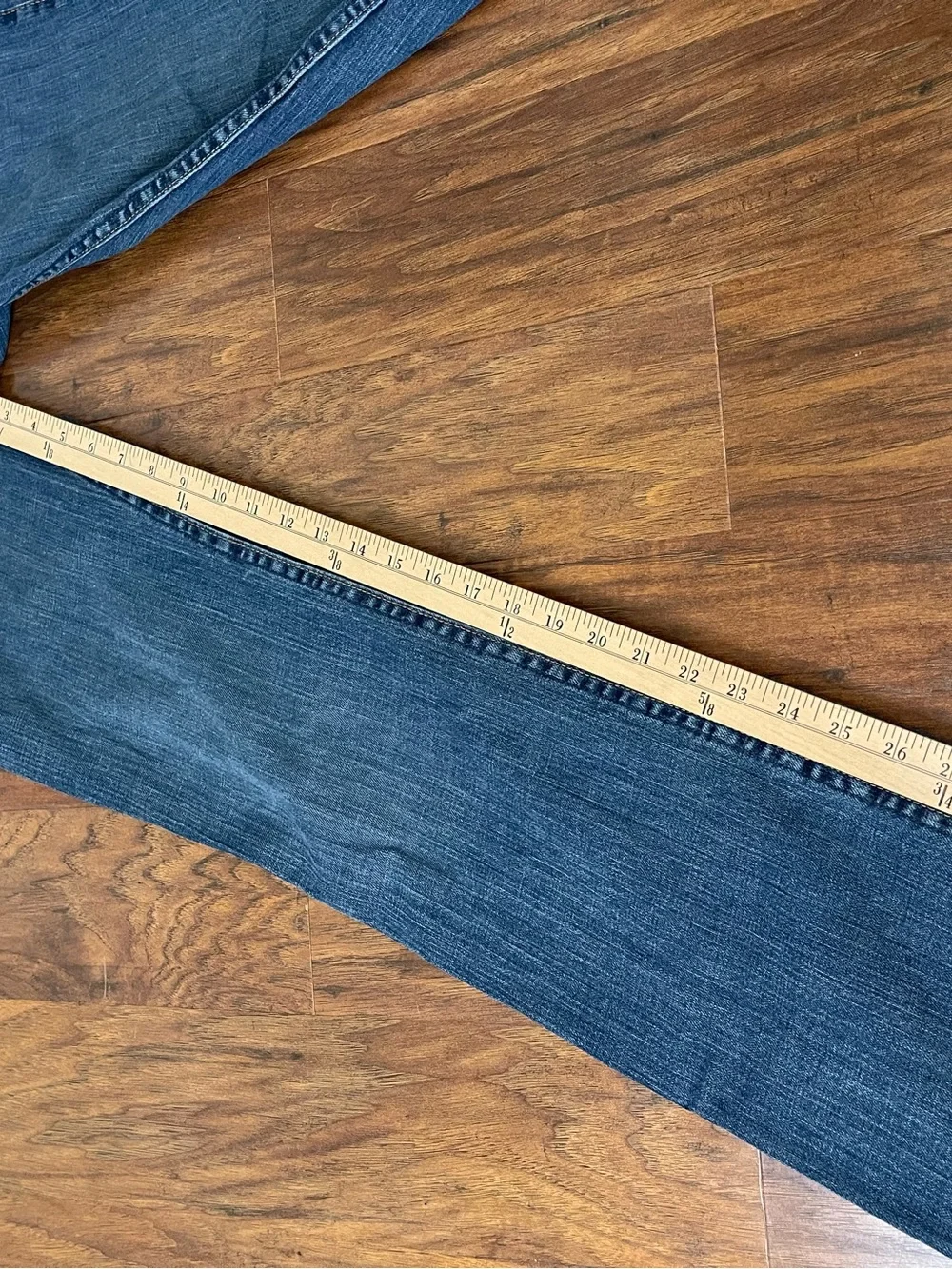 Wrangler Q Baby Ultimate Riding Jeans Medium Wash Embroidered W Sz 7/8x34